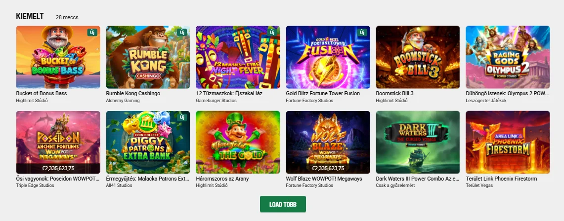 Kiemelt valódi pénzes nyerőgépek az Unibet kaszinó kínálatában
